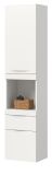Badezimmer Hochschrank Gusto in wei� matt Badschrank h�ngend 38 x 166 cm
