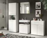 Badm�bel Set 3-teilig Gusto in wei� matt Badkombination 150 x 194 cm