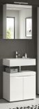 Badm�bel Set 2-teilig Gusto in wei� matt Badkombination 60 x 194 cm
