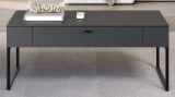 Couchtisch Nuvola in grau und Eiche Evoke, Wohnzimmertisch 110 x 45 cm