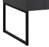 Couchtisch Nuvola in grau und Eiche Evoke, Wohnzimmertisch 110 x 45 cm