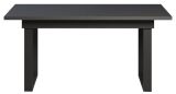 Esstisch Thorad in grau und Metall schwarz Industrial Look ausziehbar 160 - 200 cm