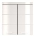 Bad H�ngeschrank Adamo in wei� Hochglanz Badschrank 73 x 77 cm