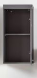 Bad Hngeschrank Amanda in grau Hochglanz Badschrank 37 x 77 cm