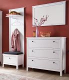 Flur Wandspiegel Ole in wei Garderobenspiegel 91 x 62 cm