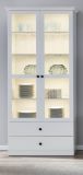 Vitrinenschrank Baxter in wei Landhaus Vitrine 81 x 196 cm