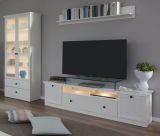 Wandboard Baxter in wei Landhaus Wandregal 139 x 21 cm Bcherregal