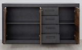 Sideboard Indy in Used Wood Shabby und Matera grau Kommode 151 x 86 cm