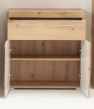 Badezimmer Kommode Amanda in Eiche / Asteiche Badschrank 73 x 79 cm