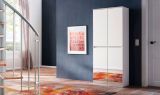Garderobenschrank mit Spiegel Mirror in wei mit Spiegeltren - Schuhschrank 74 x 191 cm