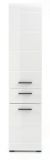 Badezimmer Hochschrank Skin in wei� Hochglanz 30 x 182 cm