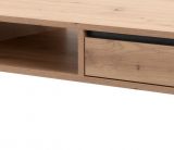 Schreibtisch Malta in Artisan Eiche und Anthrazit im Industrial Look 120 x 60 cm