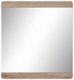 Badezimmer Spiegel Malea in Eiche San Remo hell Wandspiegel 65 x 70 cm