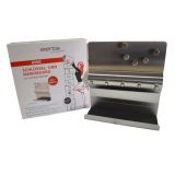 Schlsselboard Axentia in rostfreiem Edelstahl Memoboard mit 5 Magneten Schlsselbrett mit 5 Haken