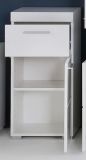 Badezimmer Unterschrank Amanda wei Hochglanz Badschrank 37 x 79 cm