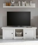 Wandboard Hooge in Pinie wei Landhaus Wandregal 150 x 20 cm