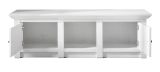 Wohnwand Hooge in Pinie wei� Landhaus Schrankwand 4-teilig 293 x 207 cm