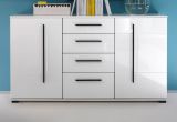 Sideboard Design-D in wei Hochglanz Kommode 150 x 86 cm, Soft-Close