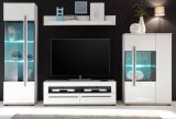 TV-Lowboard Design-D in Hochglanz wei TV-Unterteil 140 x 47 cm
