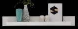 Wandboard Design-D in wei Hochglanz Wandregal 150 x 20 cm