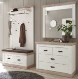 Kommode Rovola in Pinie wei / Oslo Pinie Landhaus 107 x 84 cm Schubladenkommode