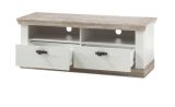 TV-Lowboard Rovola in Pinie wei / Oslo Pinie Landhaus TV-Unterteil 134 x 51 cm