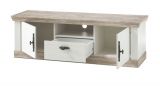 TV-Lowboard Rovola in Pinie wei / Oslo Pinie Landhaus TV-Unterteil 156 x 51 cm