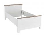 Bett Rovola in Pinie wei / Oslo Pinie Landhaus Einzelbett Liegeflche 100 x 200 cm