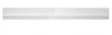 Wandboard Nobile in wei Hochglanz Wandregal 217 x 22 cm