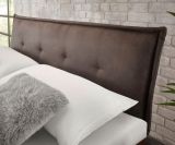 Schlafzimmer komplett Ward in Old Used Wood Shabby Design mit Matera grau Komplettzimmer mit Bett, Kleiderschrank, Kommode und Nachttisch