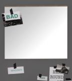 Badezimmer Spiegel SetOne in Eiche San Remo Badspiegel 60 x 55 cm