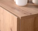 Sideboard Liam in Artisan Eiche und schwarz Anrichte 180 x 90 cm