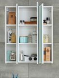 Badezimmer Spiegelschrank Monte in wei Badschrank 3-trig 60 x 74 cm