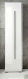 Badezimmer Hochschrank Design-D in wei Hochglanz Badschrank 45 x 200 cm