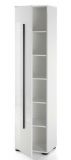 Badezimmer Hochschrank Design-D in wei Hochglanz Badschrank 45 x 200 cm
