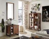 Badmbel Set 3-teilig Auburn in Eiche Stirling und Matera grau Badkombination 171 x 205 cm