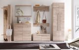 Garderobenpaneel Malea in Eiche San Remo Garderobenleiste 88 x 18 cm Wandgarderobe