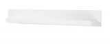 Wandboard Ladis in wei Hochglanz Wandregal 150 x 21 cm