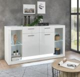 Sideboard Ladis in wei Hochglanz Kommode 150 x 83 cm