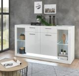Sideboard Ladis in wei Hochglanz Kommode 150 x 83 cm