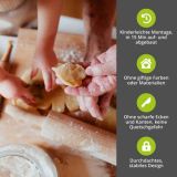 BOMI Lernturm Swubi in wei und grau Learning Tower Stehhilfe fr Kinder