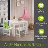 BOMI Kindersitzgruppe Amy in wei Sitzgruppe Kindertisch und 2 x Stuhl