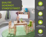 BOMI Kindersitzgruppe Amy in Kiefer naturbelassen Sitzgruppe Kindertisch und 2 x Stuhl
