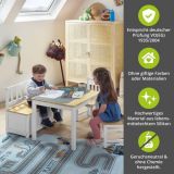 BOMI Kindersitzgruppe Amy in wei Sitzgruppe Kindertisch und 4 x Stuhl