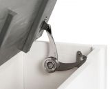 BOMI Kindersitzgruppe Anna in wei und grau Sitzgruppe Kindertisch, Truhenbank und 2 x Stuhl