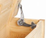 BOMI Kindersitzgruppe Anna in Kiefer naturbelassen Sitzgruppe Kindertisch, Truhenbank und 2 x Stuhl