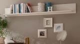 Wandboard Hemsby in wei Pinie Landhaus Wandregal 146 cm Bcherregal