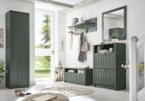 Garderobe Sitzbank Forres in grn Landhausstil Garderobenbank 110 x 47 cm