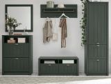 Garderobenkombination Forres in grn Landhausstil Garderobe Set 5-teilig 282 x 198 cm