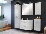 Badezimmer Hngeschrank Devon in wei Hochglanz Badschrank hngend 35 x 75 cm